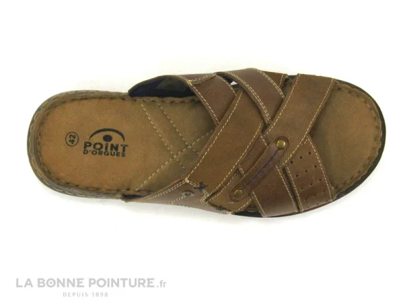 Vente flash ? Point D Orgues 38423 TEMANIAC – Marron – Mule Homme ? 7