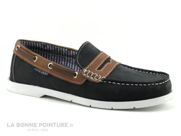 De gros ? Thalassa TENON Marine Marron – Mocassin Souple Homme ? 1