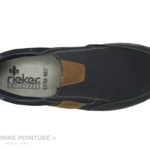 Tout neuf ⭐ Rieker 03356-14 – Bleu Marine – Noir – Camel – Mocassin Homme ⭐ 19