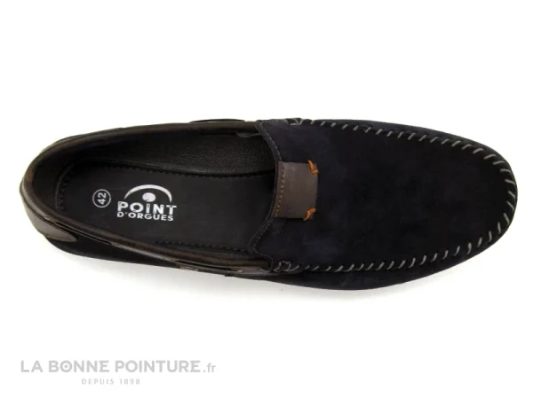 Sortie ? Point D Orgues Homme Point D’Orgues FABIO 2A Bleu Marine – Marron – Mocassin ? 7