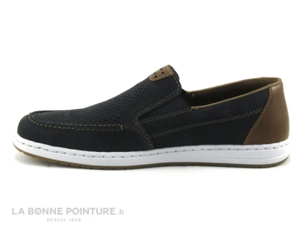 Meilleure vente ? Rieker 18266-14 – Bleu Marine – Mocassin Bateau Homme ? 4