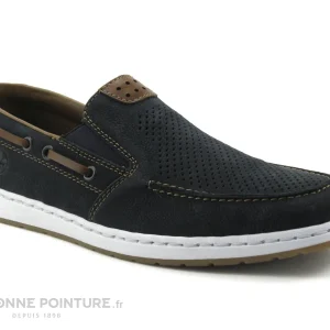 Meilleure vente ? Rieker 18266-14 – Bleu Marine – Mocassin Bateau Homme ? 17