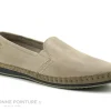 Sortie ? Fluchos BAHAMAS 8264 – Beige Taupe – Mocassin Souple Homme ? 25