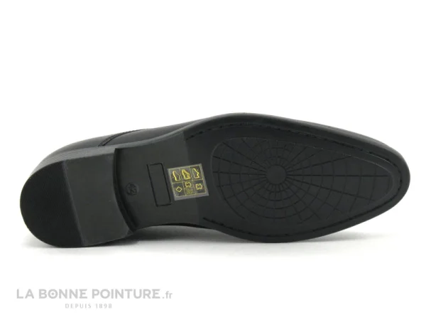 Meilleure vente ✨ Point D Orgues FULF Noir – Chaussure Habillee Homme Cuir Noir ✨ 8