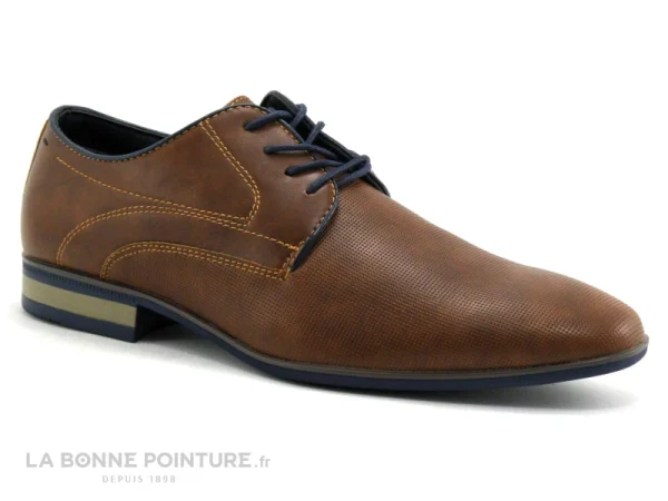 Top 10 ? Homme Point D Orgues 15132-E1 Marron Cognac – Chaussure Derby ? 1