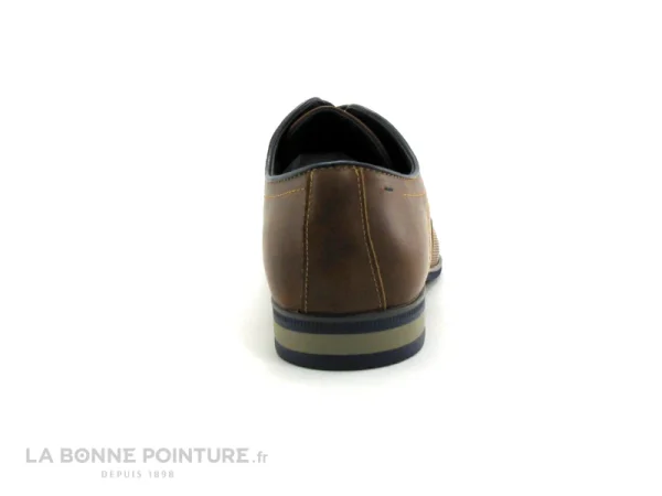 Top 10 ? Homme Point D Orgues 15132-E1 Marron Cognac – Chaussure Derby ? 5