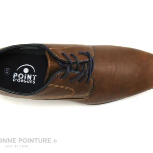 Top 10 ? Homme Point D Orgues 15132-E1 Marron Cognac – Chaussure Derby ? 19