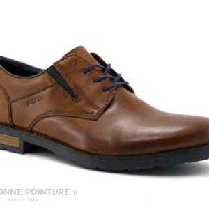 Top 10 ? Rieker 10121-24 – Chaussure Derby Homme Marron – Lacet Bleu ? 17