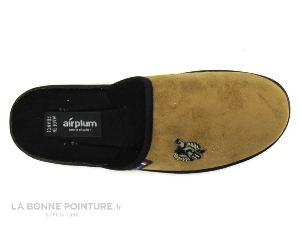 De gros ? Airplum FERBANK Camel – Pantoufle Mule Homme Souple ? 4