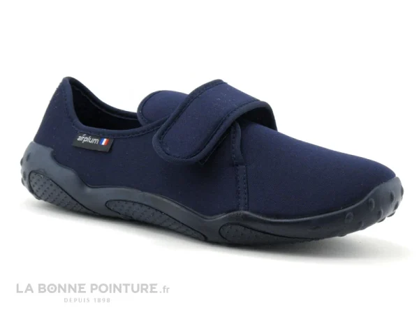 Sortie ✔️ Airplum Aiplum DEJEAN Marine – Chausson Homme Bleu Marine Avec Scratch ? 1