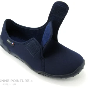 Sortie ✔️ Airplum Aiplum DEJEAN Marine – Chausson Homme Bleu Marine Avec Scratch ? 11