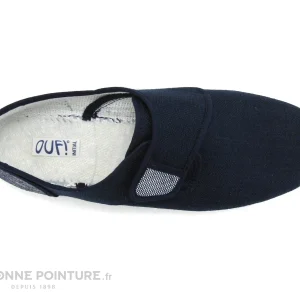 Le moins cher ? Ouf ! Ouf 797 REGULE Marine – Chausson Velcro Homme ? 10