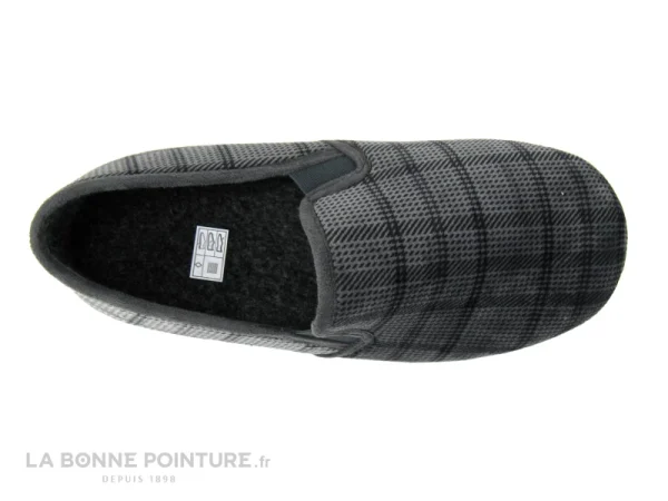 Meilleur prix ? Koyuk Dinamic Koyuk 530773 Gris Fonce Carreaux – Chausson Homme ? 4