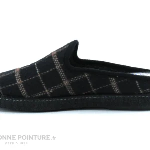 Les meilleures critiques de ? Ouf ! Ouf BARTOLI Noir Beige – Carreaux – Pantoufle Mule Homme ? 9