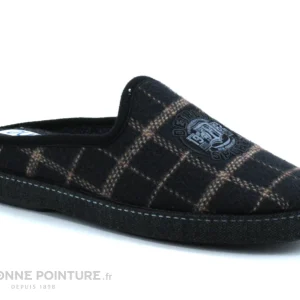 Les meilleures critiques de ? Ouf ! Ouf BARTOLI Noir Beige – Carreaux – Pantoufle Mule Homme ? 15