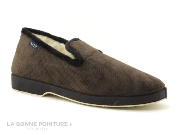 Bon marché ? Saez VIRGINIA 001 Marron – Pantoufle Homme ? 1