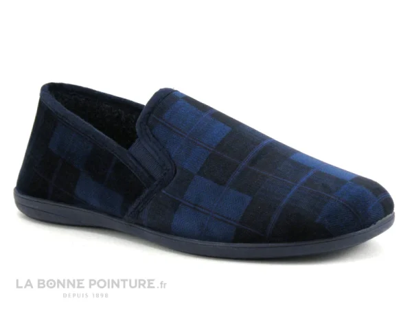 Vente flash ❤️ Koyuk Dinamic 530791 Marine – Chausson Velours Homme ? 1