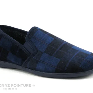 Vente flash ❤️ Koyuk Dinamic 530791 Marine – Chausson Velours Homme ? 15