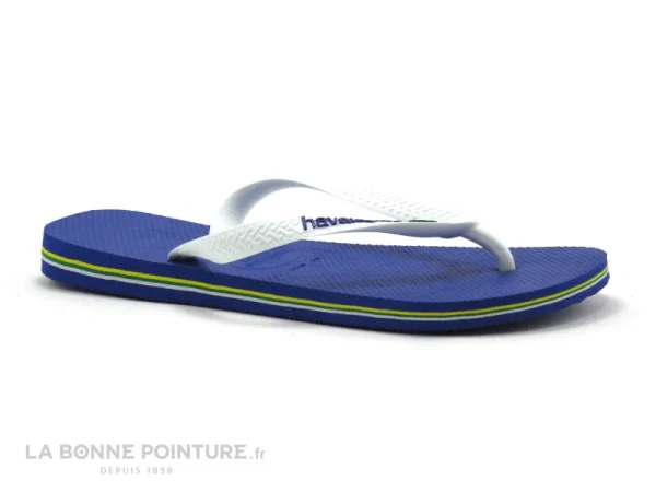 Budget ? Havaianas BRASIL LOGO Azul Naval – Tong Homme ? 1