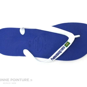 Budget ? Havaianas BRASIL LOGO Azul Naval – Tong Homme ? 7