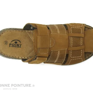 Vente flash ✔️ Point D Orgues TEJFUK Tan – Sabot Homme Marron Camel ✔️ 16