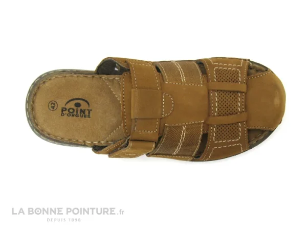 Vente flash ✔️ Point D Orgues TEJFUK Tan – Sabot Homme Marron Camel ✔️ 6