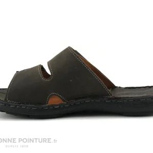 Promo ? Arima DAVIS Marron – Mule Homme 2 Velcros ⭐ 11