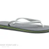 Tout neuf ? Havaianas BRASIL LOGO Steel Grey White – Tong Homme ? 19