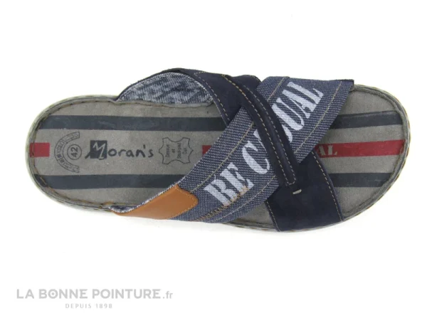 Bon marché ? Moran’s Morans TABRIL Marine – Bleu Jean – Mules Homme ✨ 4