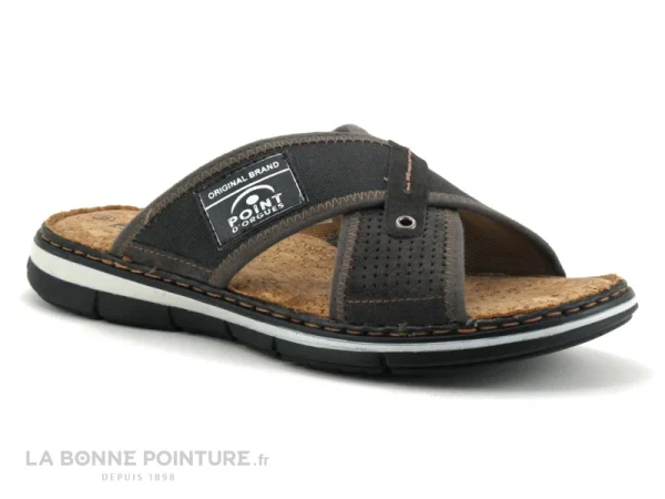 Coupon ? Point D Orgues REMINDER 09 Black Marron – Mule Homme ? 1