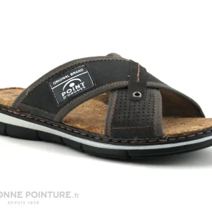 Coupon ? Point D Orgues REMINDER 09 Black Marron – Mule Homme ? 17