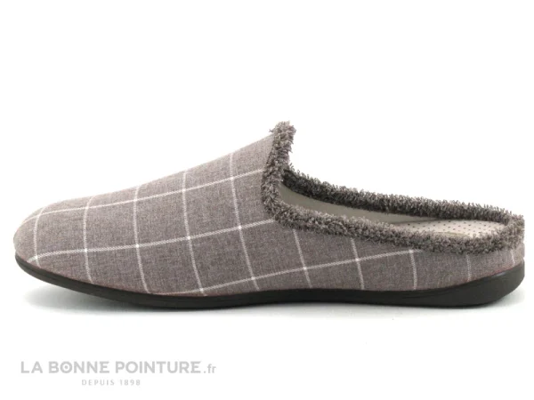 Bon marché ? ZEL’S Zels 8543 Cuero – Pantoufle Mule Homme Marron A Carreaux ? 4