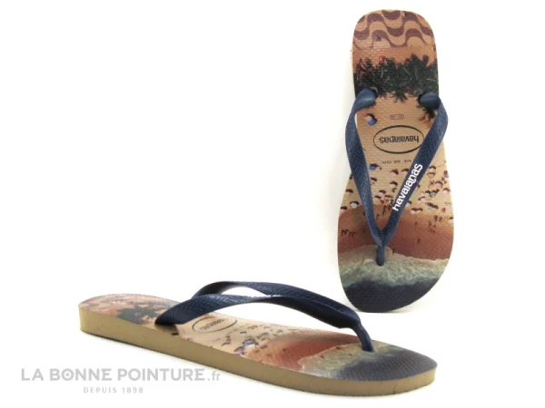 Meilleur prix ? Havaianas HYPE Rose Gold – Tong Homme – Plage Palmiers ? 1