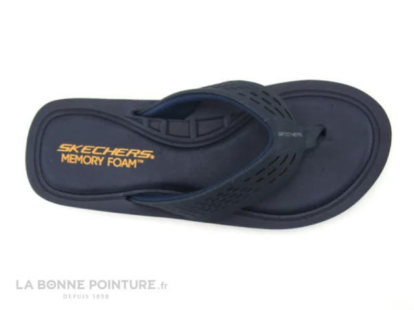 Bon marché ? Skechers TOCKER SAGA BORA Navy – Tong Homme ? 6