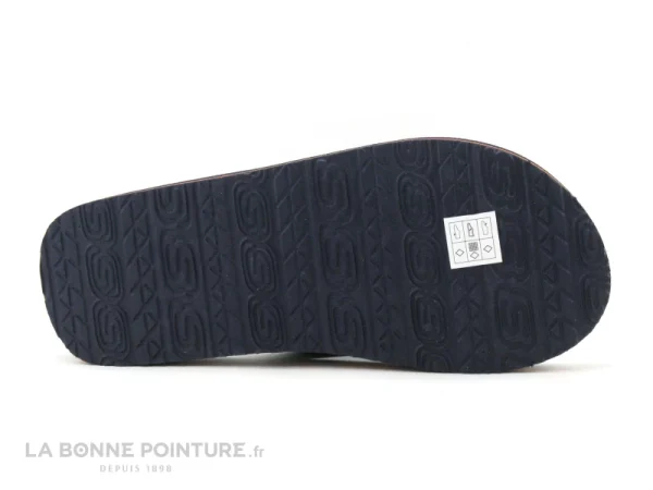 Bon marché ? Skechers TOCKER SAGA BORA Navy – Tong Homme ? 7