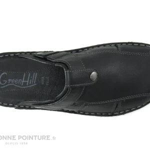 Bon marché ? GreenHill Green Hill 2307 35200 – Nero – Sabot Homme Cuir Noir ? 14