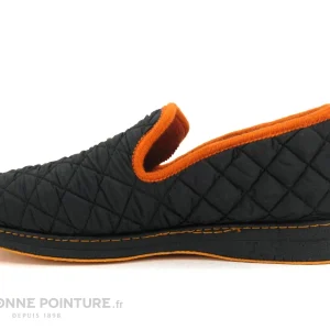 Bon marché ? Semelflex SUPER REMY Noir – Orange – Chausson Homme ? 13