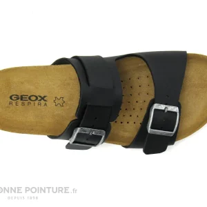 Tout neuf ? Geox GHITA U159VB Black – Mule Noire Reglable Homme ? 13