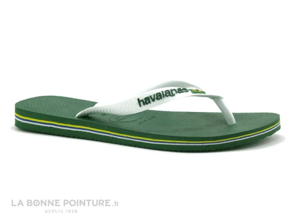 Offres ❤️ Havaianas BRASIL LOGO Vert Amazonia – Tong Homme ? 1